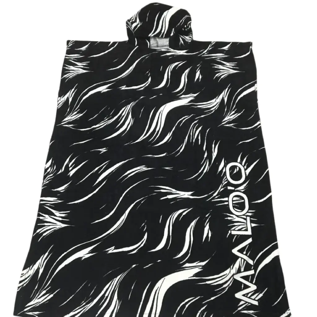 Malo'o - Surf Poncho (Black)